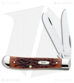 Case Mini Trapper Knife 3.5" Chestnut Bone (6207 CV) 07012