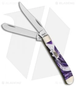 Case Mini Trapper Knife 3.50" Purple Passion Corelon 9207PP