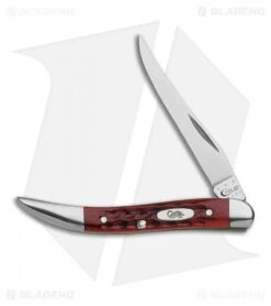Case Small Texas Toothpick Knife 3" Old Red Bone (610096 SS) 00792