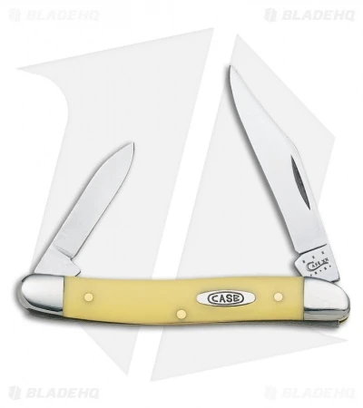 Case Pen Knife 3.375" Yellow Acrylic (32087 CV) 00109