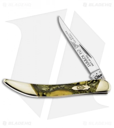 Case Small Texas Toothpick 3.00" Brown And Yellow Corelon S91009624KT