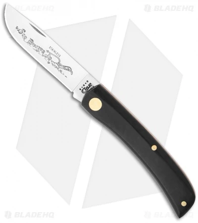 Case Sodbuster Jr. Knife 3.625" Black Synthetic (2137 SS) 00095