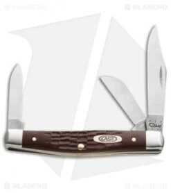 Case Medium Stockman Knife 3.25" Jigged Brown Synthetic (6344 SS) 00106