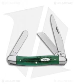 Case Medium Stockman Knife 3.625" Bermuda Green Bone (6318 SS) 09721