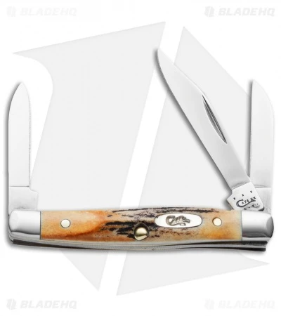 Case Small Stockman Knife 2.625" Genuine Stag (5333 SS) 00178