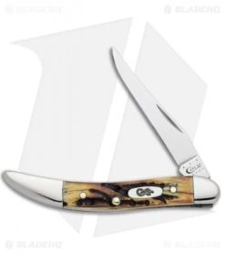 Case Small Texas Toothpick Knife 3" Stag (510096 SS) 5532