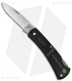 Case Caliber John Deere Small Lockback Knife 3" Black Zytel (LT1225L SS) 5877