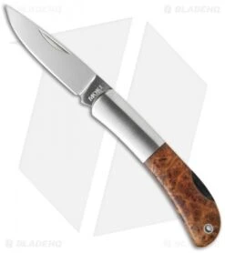 Moki Knives Meek Lockback Knife Quince Wood (2" Satin) MK102J