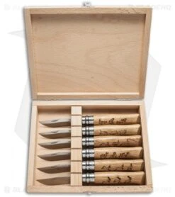 Opinel Nature Series No. 8 Stainless Steel Knife Collector Set (3.25" Satin)