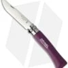 Opinel Knives No. 7 Stainless Steel Knife Plum Purple (3.06" Satin) #7 SS