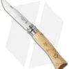 Opinel No. 7 Nature "Stars" Stainless Steel Knife Beech Wood (3" Satin)