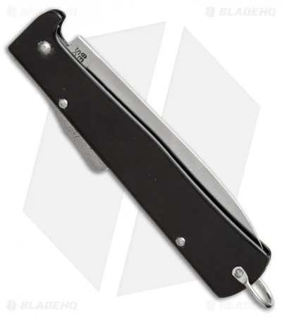 Otter Mercator Cat Lockback Folding Knife Black Stainless Steel (3.5" Satin) CS - Image 3