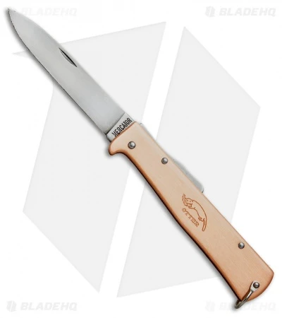 Otter Mercator Lockback Folding Knife Copper (3.5" Satin) CS