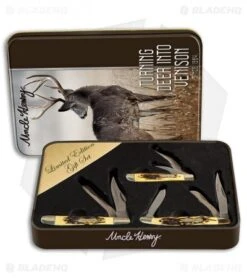 Schrade Uncle Henry Limited Edition 3-Piece Pocket Knife Gift Set 1085955